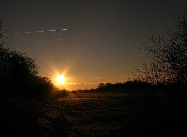 Sonnenaufgang im Nov 2007