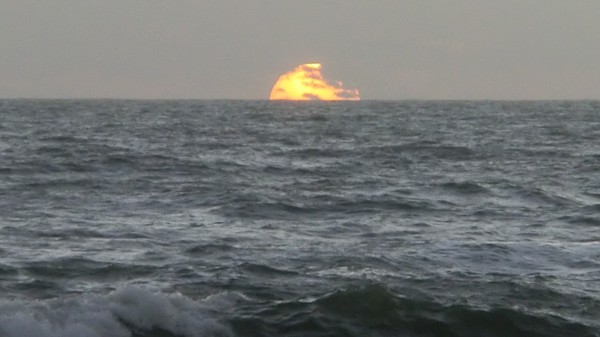 "Sonnenfeuer" im Atlantik
