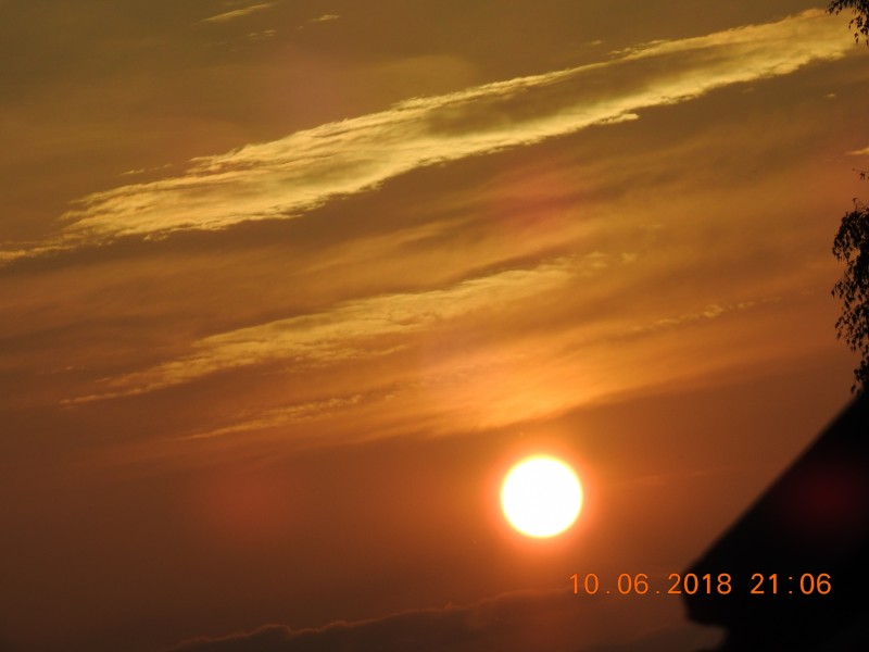 10.06.2018 kurz vor Sonnenuntergang 
