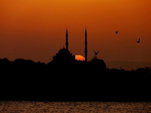 Sonnenuntergang in Istanbul 