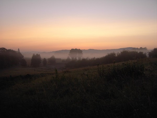 Sonnenaufgang bei Winnenden am 09.07.06