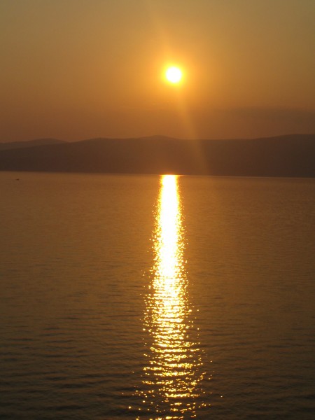 Sonnenuntergang in Senj